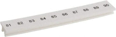 Schneider Electric - Terminal Block Marking Strip - Use with Linergy TR Series Terminal Blocks - USA Tool & Supply