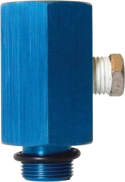 Parker - 1/2 NPT Air Compressor Vacuum Pump to Filter Adapter - 2.44" High, Use with Welch Pump Models #1400, 1405 - USA Tool & Supply