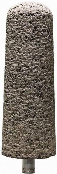 Tru-Maxx - 1" Head Diam x 1" Thickness, A3, Tree End, Zirconia Alumina Mounted Point - Brown, Coarse Grade, 36 Grit, 16,100 RPM - USA Tool & Supply