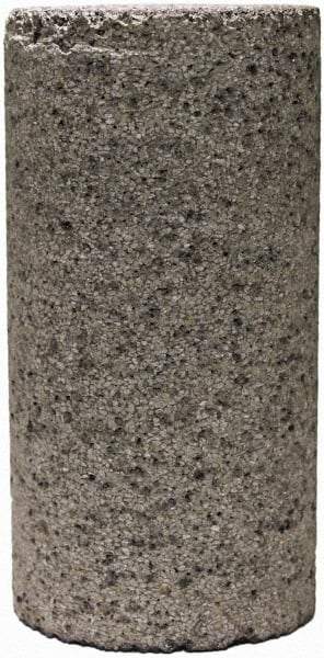 Tru-Maxx - Type 18, 2" Max Diam, 4" Head Thickness, 16 Grit Oval Cone - Zirconia Alumina, Coarse Grade, 5/8-11 Shank Thread - USA Tool & Supply