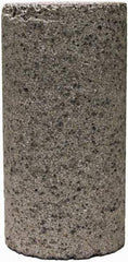 Tru-Maxx - Type 18, 2" Max Diam, 4" Head Thickness, 16 Grit Oval Cone - Zirconia Alumina, Coarse Grade, 5/8-11 Shank Thread - USA Tool & Supply