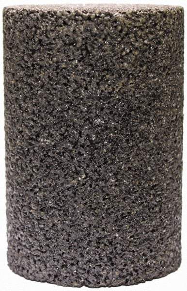 Tru-Maxx - Type 18, 2" Max Diam, 4" Head Thickness, 20 Grit Oval Cone - Zirconia Alumina, Coarse Grade, 5/8-11 Shank Thread - USA Tool & Supply