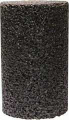 Tru-Maxx - Type 18, 1-1/2" Max Diam, 3" Head Thickness, 24 Grit Oval Cone - Zirconia Alumina, Coarse Grade, 5/8-11 Shank Thread - USA Tool & Supply