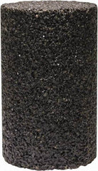 Tru-Maxx - Type 18, 1-1/2" Max Diam, 2-1/2" Head Thickness, 16 Grit Oval Cone - Zirconia Alumina, Coarse Grade, 3/8-24 Shank Thread - USA Tool & Supply