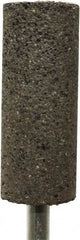 Tru-Maxx - 1" Head Diam x 2" Thickness, W222, Cylinder End, Zirconia Alumina Mounted Point - Brown, Medium Grade, 36 Grit, 15,900 RPM - USA Tool & Supply