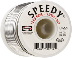 Lincoln Electric - Solder Type: Lead-Free Solder Diameter (Inch): 1/8 - USA Tool & Supply