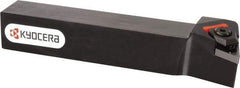 Kyocera - WTKN, Left Hand Cut, 75° Lead Angle, 20mm Shank Height x 20mm Shank Width, Negative Rake Indexable Turning Toolholder - 125mm OAL, TN.. 33.. Insert Compatibility, Series WTKN - USA Tool & Supply