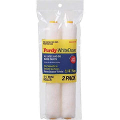 Purdy - 1/4" Nap, 6-1/2" Wide Paint Roller Cover - Smooth to Semi-Smooth Texture, Dralon - USA Tool & Supply