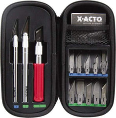 X-ACTO - Hobby Knife Set - 16 Pieces, Includes 3 Knives & 16 Blades - USA Tool & Supply