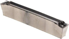 Walter - 2E300N02GX CF5 Grade WSM33S, 3mm Cutting Width Carbide Grooving Insert - Neutral, 0.2mm Corner Radius, TiAlN/Al2O3/ZrCN Finish - USA Tool & Supply