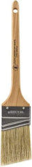 Wooster Brush - 2" Angled Hog Sash Brush - 2-11/16" Bristle Length, 7-7/8" Maple Rattail Handle - USA Tool & Supply