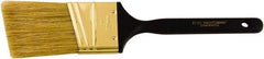 Wooster Brush - 2" Angled Hog Sash Brush - 2-7/16" Bristle Length, 5-1/8" Plastic Fluted Handle - USA Tool & Supply