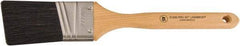 Wooster Brush - 2" Angled Hog Sash Brush - 2-11/16" Bristle Length, 8" Maple Fluted Handle - USA Tool & Supply