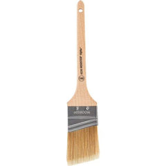 Wooster Brush - 2" Angled Synthetic Sash Brush - 2-7/16" Bristle Length, 8" Maple Rattail Handle - USA Tool & Supply