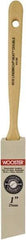 Wooster Brush - 1" Angled Synthetic Sash Brush - 2-3/16" Bristle Length, 7-1/4" Poly Foam Fluted Handle - USA Tool & Supply