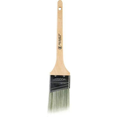 Wooster Brush - 2" Angled Synthetic Sash Brush - 2-7/16" Bristle Length, 7-1/4" Wood Rattail Handle - USA Tool & Supply