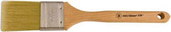 Wooster Brush - 2" Flat Synthetic Sash Brush - 2-11/16" Bristle Length, 7-7/8" Maple Fluted Handle - USA Tool & Supply