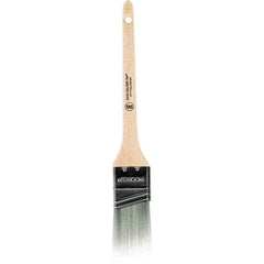 Wooster Brush - 1-1/2" Angled Synthetic Sash Brush - 2-3/16" Bristle Length, 7-1/4" Wood Rattail Handle - USA Tool & Supply