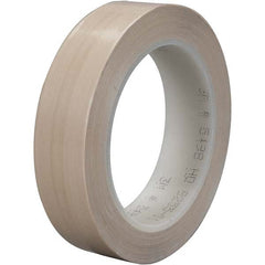 3M - 36 Yd x 1" Beige PTFE Film Tape - USA Tool & Supply