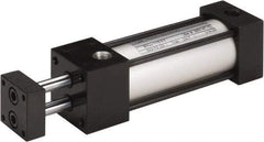Norgren - 6" Stroke x 1-1/8" Bore Double Acting Air Cylinder - 1/8 Port, 150 Max psi, -20 to 200°F - USA Tool & Supply