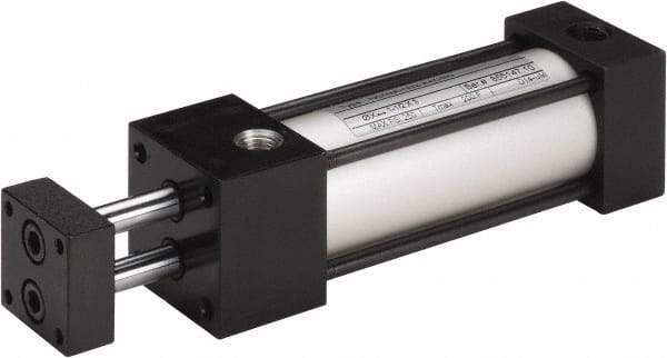 Norgren - 1" Stroke x 2-1/2" Bore Double Acting Air Cylinder - 1/4 Port, 250 Max psi, -20 to 200°F - USA Tool & Supply