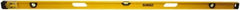 DeWALT - Magnetic 78" Long 3 Vial I-Beam Level - Aluminum, Yellow - USA Tool & Supply