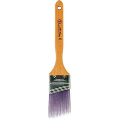 Wooster Brush - 2" Angled Synthetic Sash Brush - 2-11/16" Bristle Length, 7.77" Maple Fluted Handle - USA Tool & Supply
