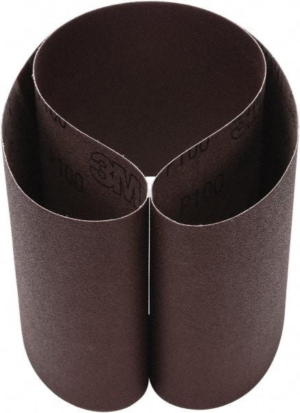3M - 6" Wide x 48" OAL, 100 Grit, Aluminum Oxide Abrasive Belt - Aluminum Oxide, Coated, Cloth Backing, Series 341D - USA Tool & Supply