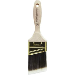 Wooster Brush - 2-1/2" Angled Nylon/Polyester Varnish Brush - 2-15/16" Bristle Length, 5-5/8" Plastic Beavertail Handle - USA Tool & Supply