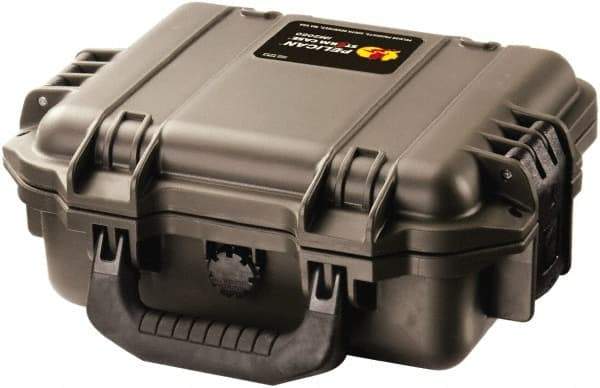 Pelican Products, Inc. - 9-51/64" Wide x 4-45/64" High, Clamshell Hard Case - Black, HPX High Performance Resin - USA Tool & Supply