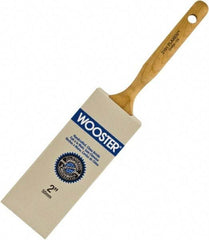 Wooster Brush - 2" Flat Hog Varnish Brush - 2-7/16" Bristle Length, 6-1/4" Maple Dowel Handle - USA Tool & Supply