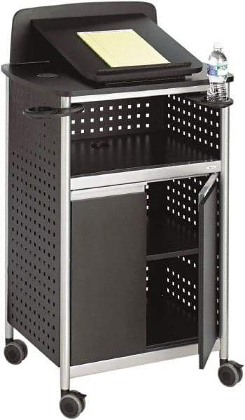 Safco - Laminated, Steel Portable Lectern - 22" Deep x 28-3/4" Wide x 49-3/4" High - USA Tool & Supply