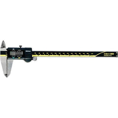 Mitutoyo - 0 to 8" Range 0.01mm Resolution, Electronic Caliper - Steel with 50mm Carbide-Tipped Jaws, 0.001" Accuracy - USA Tool & Supply
