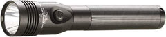 Streamlight - White LED Bulb, 800 Lumens, Industrial/Tactical Flashlight - Black Aluminum Body, 1 AA NiMH Battery Included - USA Tool & Supply