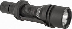 Streamlight - White LED Bulb, 200 Lumens, Industrial/Tactical Flashlight - Black Aluminum Body, 2 CR123A Lithium Batteries Included - USA Tool & Supply