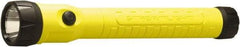 Streamlight - White LED Bulb, 130 Lumens, Industrial/Tactical Flashlight - Yellow Plastic Body, 1 4.8 V\xB6Sub-C Battery Included - USA Tool & Supply