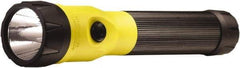 Streamlight - White LED Bulb, 385 Lumens, Industrial/Tactical Flashlight - Yellow Plastic Body, 1 AA Battery Included - USA Tool & Supply