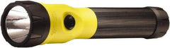 Streamlight - White LED Bulb, 385 Lumens, Industrial/Tactical Flashlight - Yellow Plastic Body, 1 AA Battery Included - USA Tool & Supply