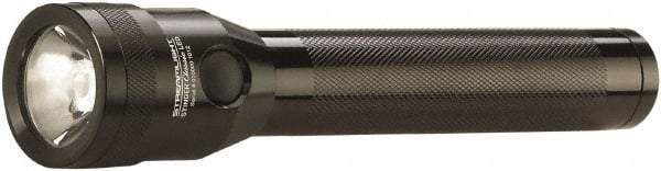 Streamlight - White LED Bulb, 390 Lumens, Industrial/Tactical Flashlight - Black Aluminum Body, 1 AA NiMH Battery Included - USA Tool & Supply
