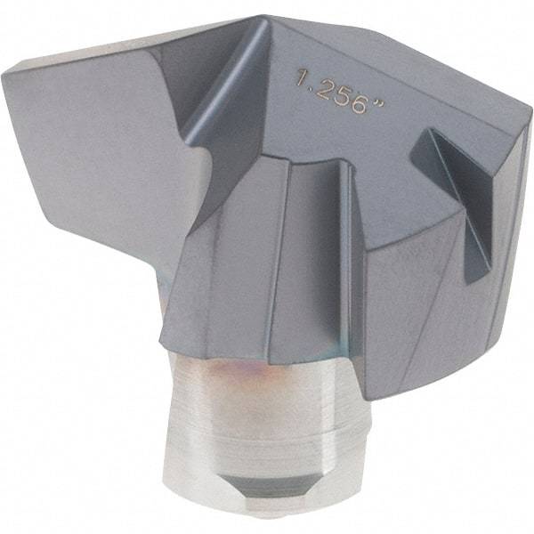 Iscar - Series ICP, 31.9mm Diam Grade IC908 Replaceable Drill Tip - Carbide, TiAlN/TiN Finish, 31 Seat Size - USA Tool & Supply