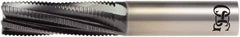 OSG - 1/4" Cutting Diam x 1/2" Length of Cut, 4 Flute, Spiral Router Bit - Diamond Coated, Right Hand Cut, Solid Carbide, 2-1/2" OAL x 1/4" Shank Diam, Roughing, 15° Helix Angle - USA Tool & Supply