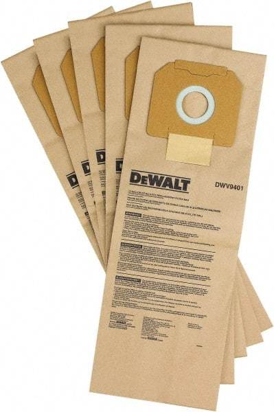 DeWALT - Paper Dust Collection Bag - For DWV010, DWV012 - USA Tool & Supply