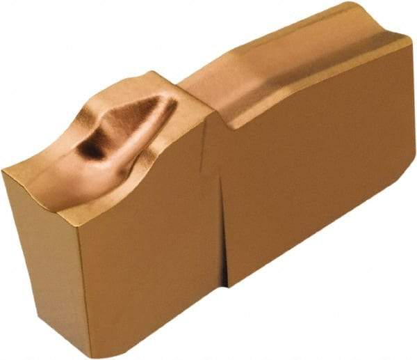 Sandvik Coromant - L151.240 5F 1125 Grade, 0.1575" Cutting Width, Carbide Cutoff Insert - 8° Left Hand Lead Angle, 0.0039" Cnr Rad, TiAlN Coated - USA Tool & Supply