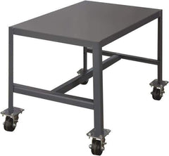 Durham - Mobile Work Bench - Steel, Gray, 24" Long x 18" Deep x 24" High - USA Tool & Supply