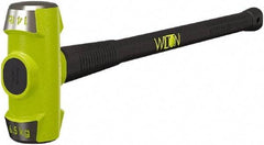 Wilton - 14 Lb Head, 36" Long Sledge Hammer - Steel Head, Steel Handle with Grip - USA Tool & Supply