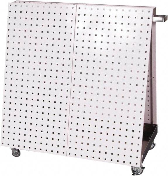 Triton - 21-1/4 Inches Wide x 39-1/4 Inches High x 36-3/4 Inches Deep A-Frame Double Sided Pegboard Tool Cart - 800 Lbs. Load Limit - USA Tool & Supply