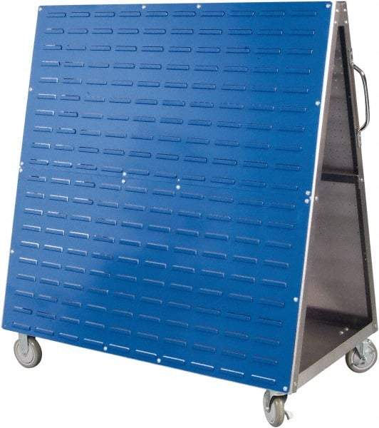 Triton - 29-3/4 Inches Wide x 51-1/2 Inches High x 48 Inches Deep A-Frame Pegboard & Louvered Panel - 650 Lbs. Load Limit, 32 Square Ft. Surface Area - USA Tool & Supply