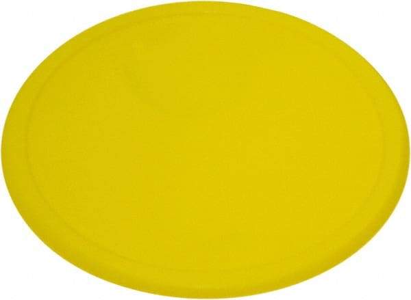 Rubbermaid - 13" Wide, Round Polyethylene Lid - Use with FG572600, FG572624, FG572700, FG572724, FG572800, FG572824, FG572900, FG572924 - USA Tool & Supply