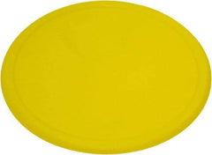Rubbermaid - 13" Wide, Round Polyethylene Lid - Use with FG572600, FG572624, FG572700, FG572724, FG572800, FG572824, FG572900, FG572924 - USA Tool & Supply