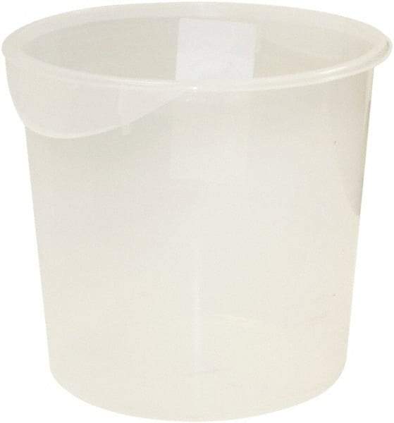 Rubbermaid - Round, Clear Polypropylene Food Storage Container - 11.9" High x 13.1" Wide - USA Tool & Supply